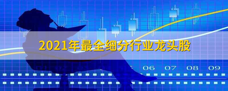 2021年最全细分行业龙头股 2021年关于最全细分行业的龙头股有哪些