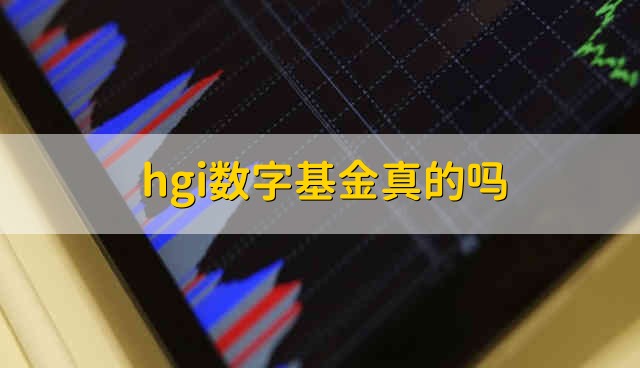 hgi数字基金真的吗 hgi数字基金靠谱吗