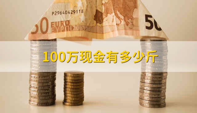 100万现金有多少斤 100万现金有多重