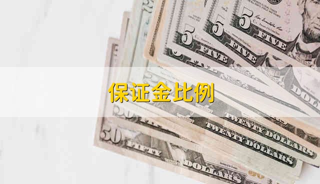 保证金比例 保证金的比例