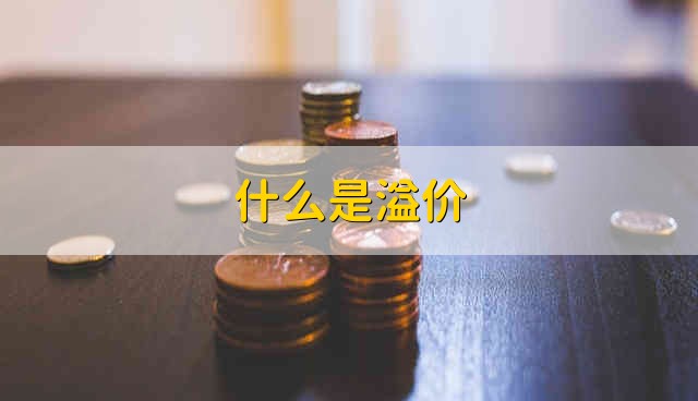 什么是溢价 溢价是指什么