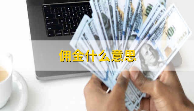 佣金什么意思 佣金指的是什么