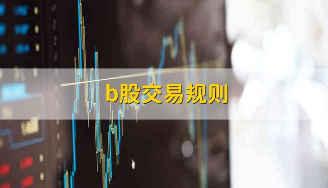 b股交易规则 b股的交易规则是什么