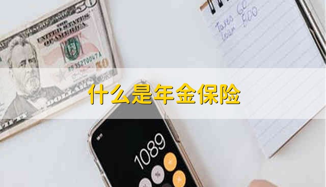 什么是年金保险 年金保险是什么