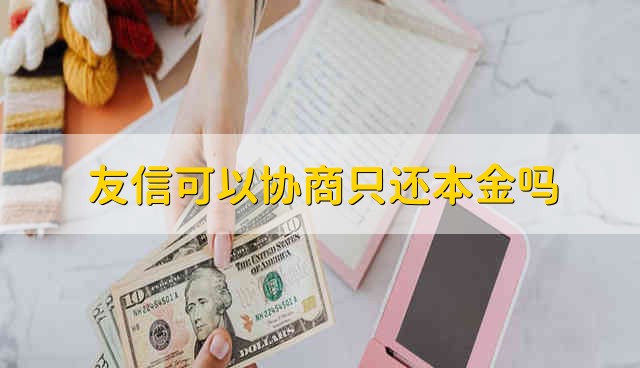 友信可以协商只还本金吗 友信能不能协商只还本金