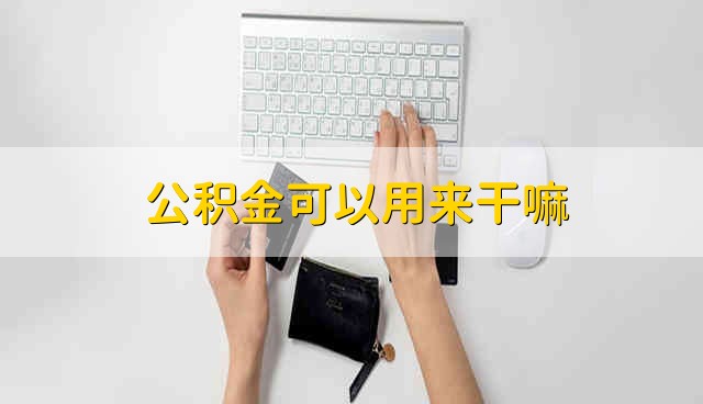 公积金可以用来干嘛 公积金能用来干嘛