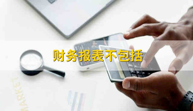 财务报表不包括 什么不在财务表里