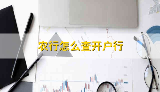 农行怎么查开户行 以下3种方法能查询