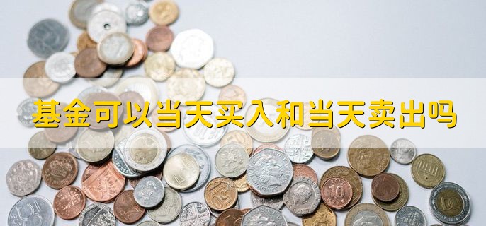 基金可以当天买入和当天卖出吗 T+0的基金可以