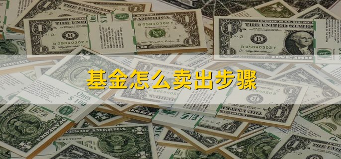 基金怎么卖出步骤，有以下两种方法