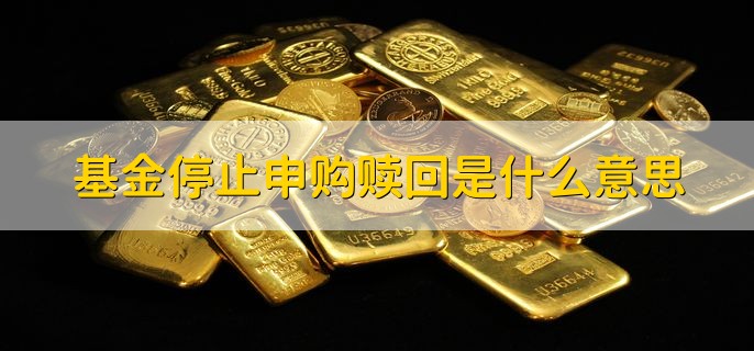 基金停止申购赎回是什么意思，基金不能买入和卖出