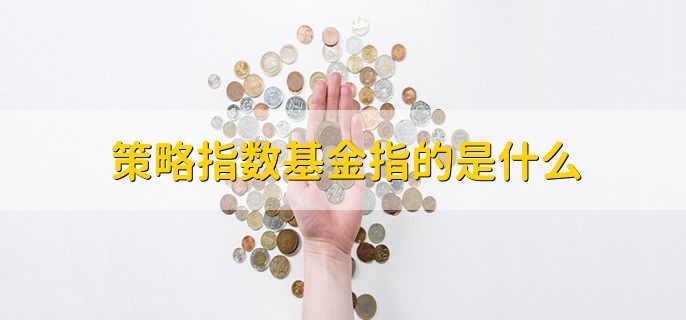 策略指数基金指的是什么，对持仓股进行策略性优化获得收益的基金