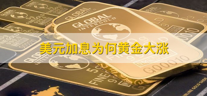 美元加息为何黄金大涨，黄金价格以美金为定价体系